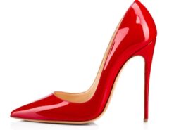 Women's Red Patent Leather High Heel Shoes - Pointed-Toe Stiletto Pumps for Prom, Parties, Weddings, and Formal Events 2025 - TheIslandCowGirl