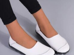 Women's Flats Slip-Ons Loafers Plus Size Barefoot shoes Comfort Shoes Outdoor Daily Solid Color Summer Flat Heel Round Toe Casual Comfort Minimalism F - TheIslandCowGirl