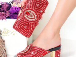 Women's Heels Wedding Shoes Sandals Dress Shoes Glitter Crystal Sequined Jeweled Sparkling Shoes Wedding Party Wedding Sandals Bridal Shoes Bridesmaid - TheIslandCowGirl