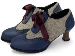 Women's Heels Pumps Oxfords Brogue Plus Size Vintage Shoes Party Daily Solid Color Color Block Winter Kitten Heel Round Toe Elegant Casual Minimalism 2025 - TheIslandCowGirl