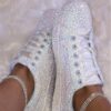Women's Sparkly Glitter Sneakers – Comfortable Fashion Trainers for Party and Casual Wear 2025 - TheIslandCowGirl