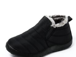 Men's Women's Waterproof Winter Ankle Boots - Warm Fur Lined Slip-On Shoes for Outdoor Activities 2025 - TheIslandCowGirl
