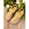 Women's Pink Floral Lace Embellished T-Strap Sandals – Comfortable Chic Summer Slip-On Footwear 2025 - TheIslandCowGirl