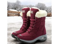 Women's Waterproof Winter Snow Boots with Warm Plush Lining and Non-Slip Sole – Ideal for Outdoor Cold Weather Activities 2025 - TheIslandCowGirl