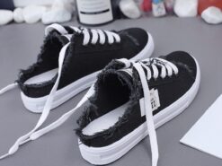 Women's Sneakers Slippers Slip-Ons Canvas Shoes Comfort Shoes Outdoor Daily Solid Color Summer Lace-up Flat Heel Round Toe Casual Minimalism Canvas Lo - TheIslandCowGirl