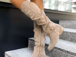 Women's Suede Over-the-Knee Boots with Slouchy Design - Perfect for Fall Fashion, Casual Outings, and Outdoor Adventures 2025 - TheIslandCowGirl