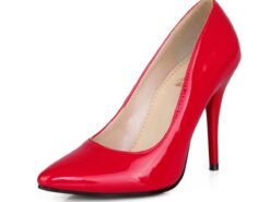 Women's Heels Pumps Ladies Shoes Valentines Gifts Dress Shoes Plus Size Valentine's Day Daily Party & Evening Stiletto Pointed Toe Elegant PU Black Ye - TheIslandCowGirl