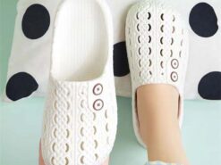 Comfortable Slip-On Shoes with Adjustable Button Design - Lightweight, Breathable, and Stylish, Ideal for Home, Indoor, and Casual Wear 2025 - TheIslandCowGirl