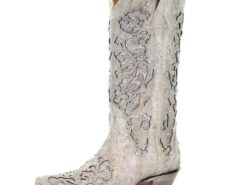 Women's Rhinestone Embellished Vintage Western Cowboy Boots, Embroidered Leather Design for Weddings and Special Occasions 2025 - TheIslandCowGirl