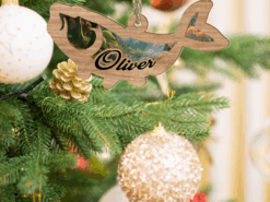 Personalized Fish Suncatcher Ornament For Window Wall Hanging Home Decor, Car Accessories