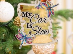 Personalized Dragonfly Suncatcher Ornament For Window Wall Hanging Home Decor, Car Hanging Interior Rearview