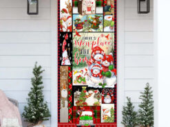 There's Snow Place Like Home Snowman Door Cover - Unique Gifts Doorcover