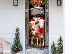 Today I Choose Joy Cattle Farmhouse Door Cover - Unique Gifts Doorcover