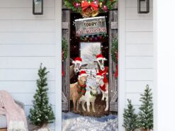 Today I Choose Joy Goat Farmhouse Door Cover - Unique Gifts Doorcover